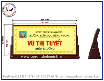 BẢNG CHỨC DANH ĐẾ CHỮ A 1 MẶT LỚN 
