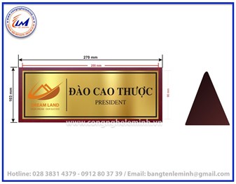 BẢNG CHỨC DANH ĐẾ TAM GIÁC 
