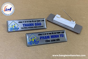 BẢNG TÊN GẮN KIM GÀI MẪU CTY AN THỊNH LAND 