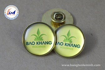 HUY HIỆU ĐEO ÁO BẰNG ĐỒNG MẪU BAO KHANG 