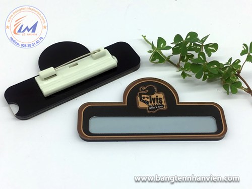 LÀM BẢNG TÊN MICA - MẪU LIVIS