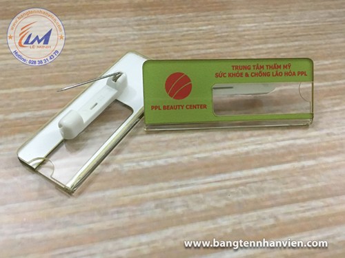 LÀM BẢNG TÊN MICA - MẪU PPL
