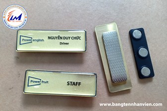 LÀM BẢNG TÊN NAM CHÂM -  MẪU POWER ENGLISH
