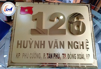 MẪU BẢNG SỐ NHÀ 