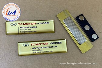 LÀ BẢNG TÊN NAM CHÂM - MẪU HYUNDAI