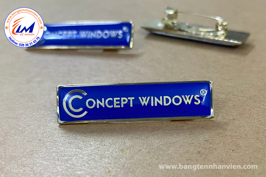 MẪU HUY HIỆU ĐEO ÁO XI VÀNG - CONCEPT