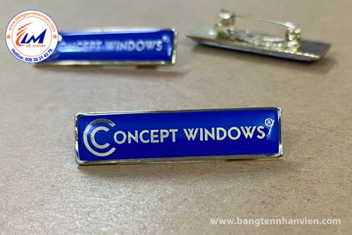 MẪU HUY HIỆU ĐEO ÁO XI VÀNG - CONCEPT