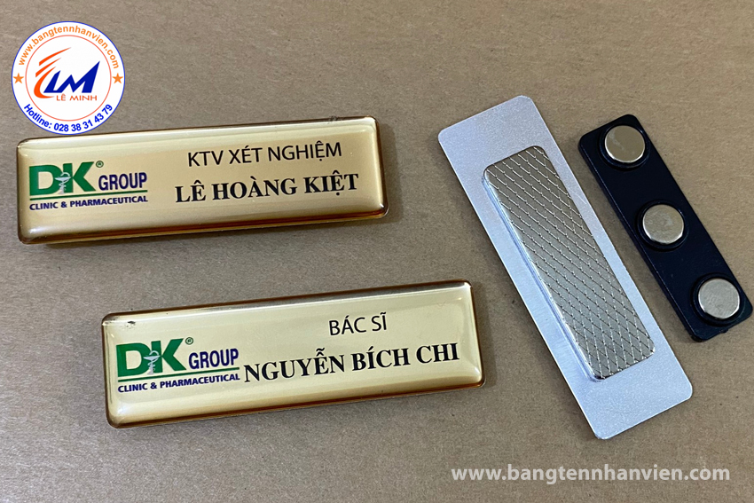 LÀM BẢNG TÊN NAM CHÂM - MẪU DK
